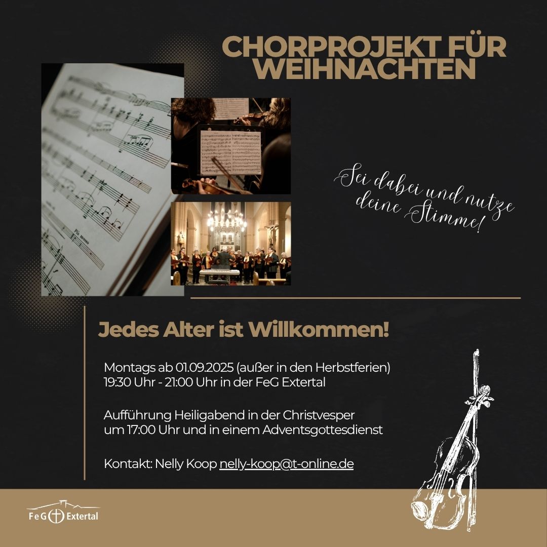 Chorprojekt Weihnachten instapost